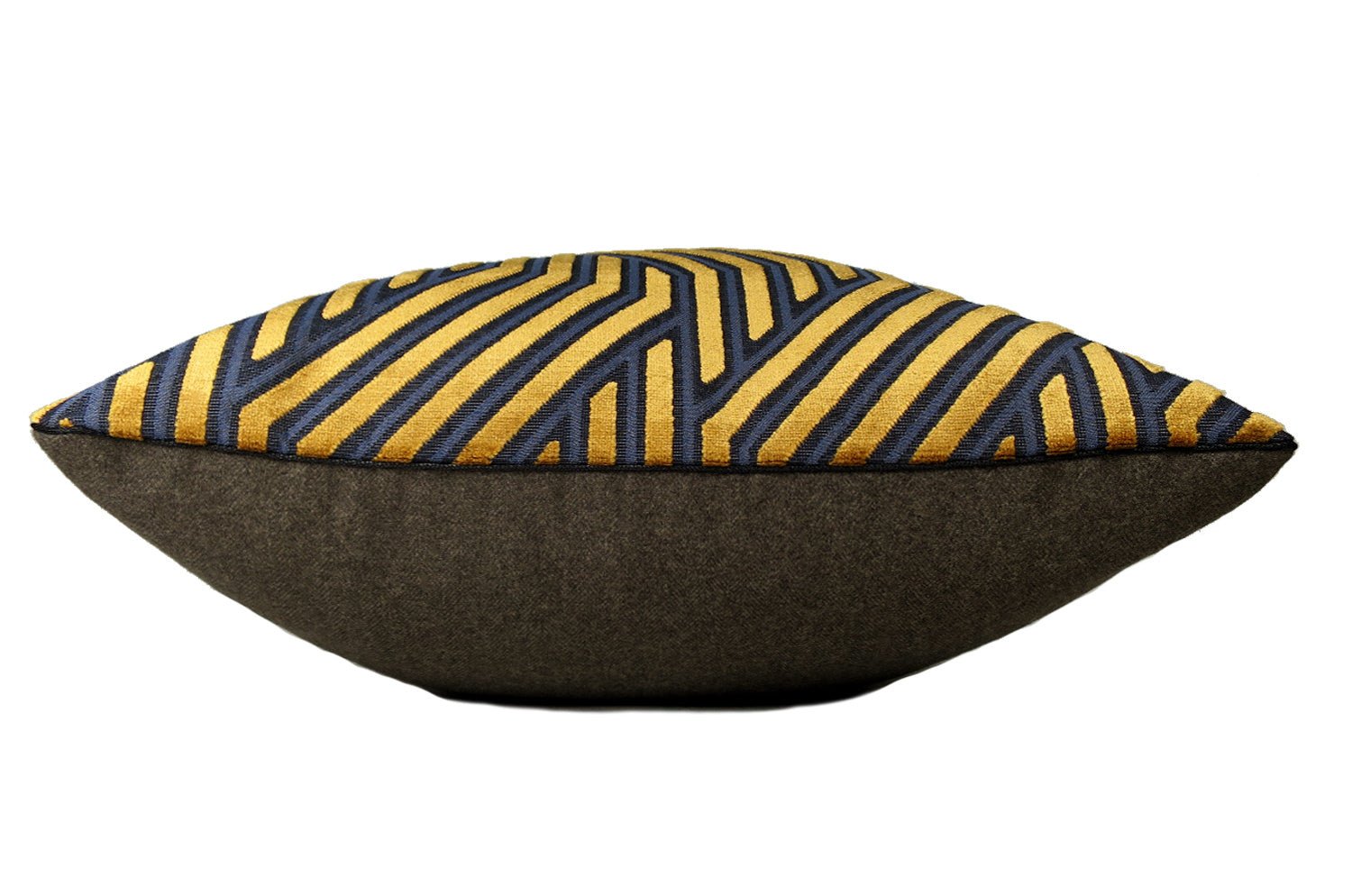 The Modernist モダニスト ジャカードベルベットクッションカバー ゴールドブラウン 50×50cm - HOUSE OF JAPAN Shop