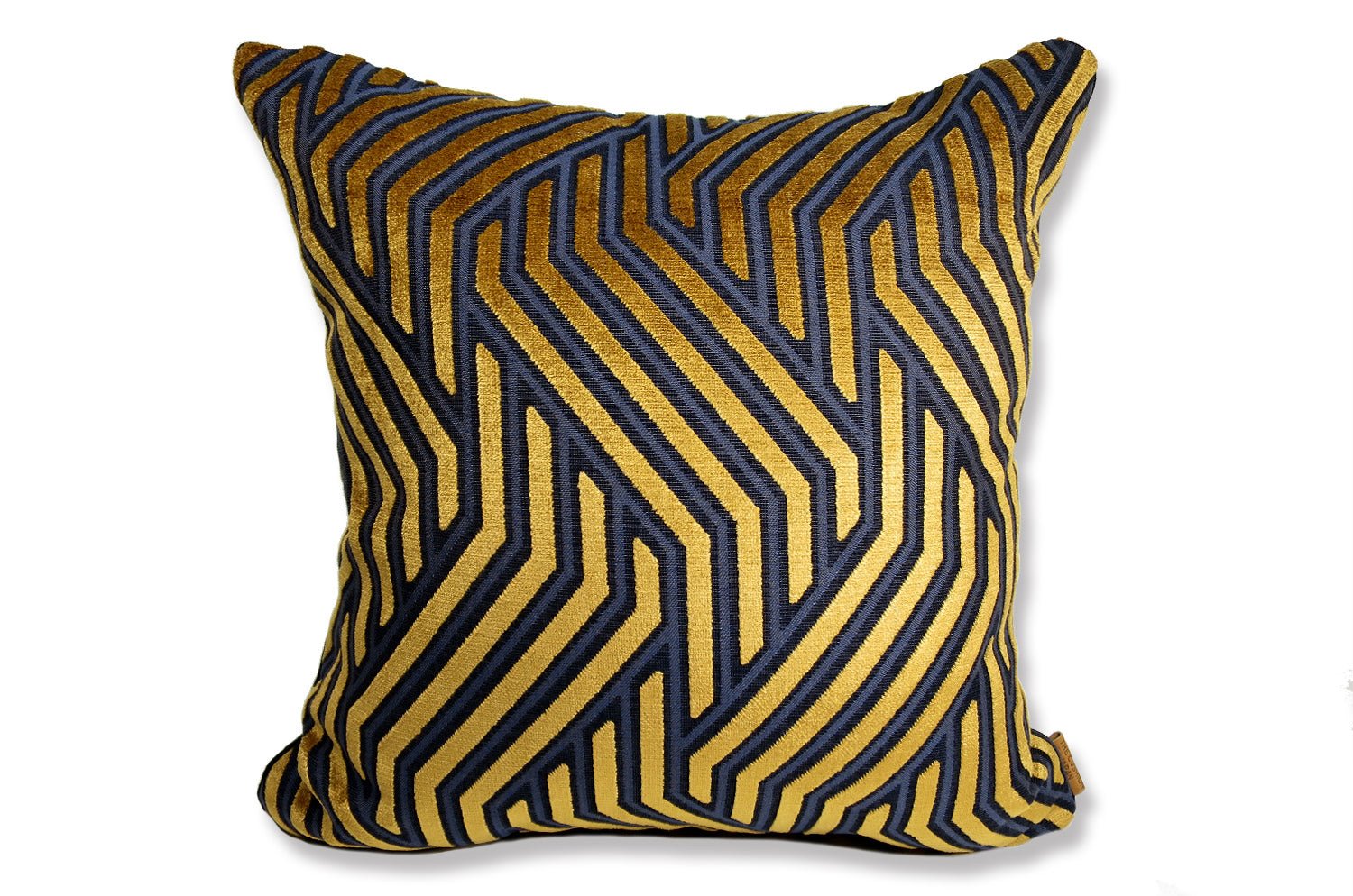 The Modernist モダニスト ジャカードベルベットクッションカバー ゴールドブラウン 50×50cm - HOUSE OF JAPAN Shop