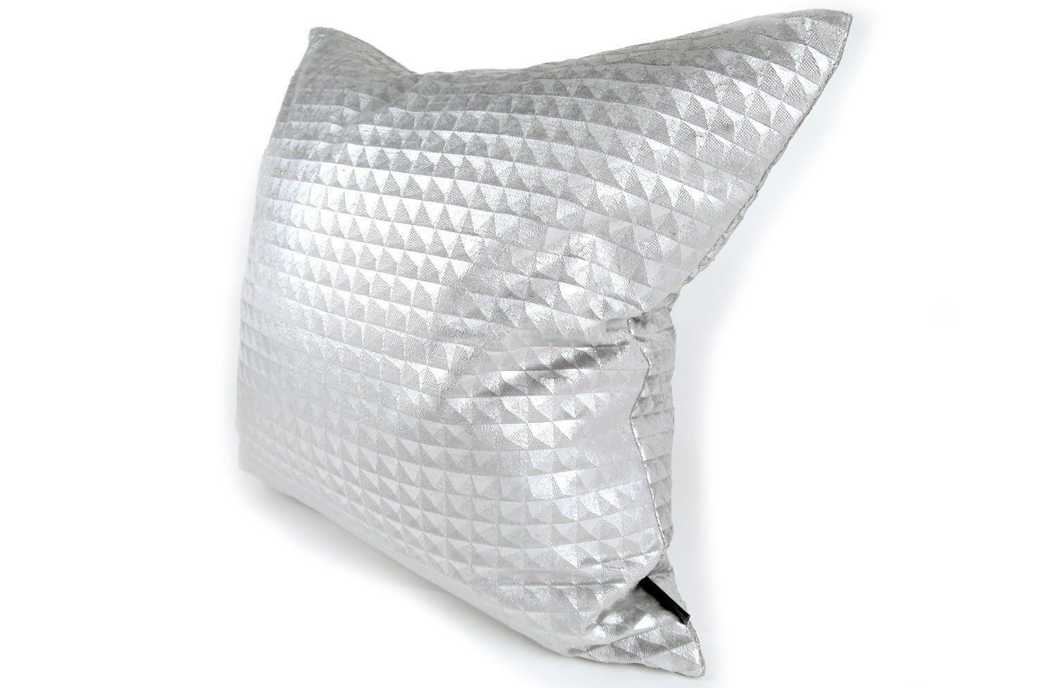 The Moonlit Pyramid Silver cushion by Kirkby Design x ELEY KISHIMOTO(イーリー キシモト)fabric クッションカバー 50×50cm - HOUSE OF JAPAN Shop