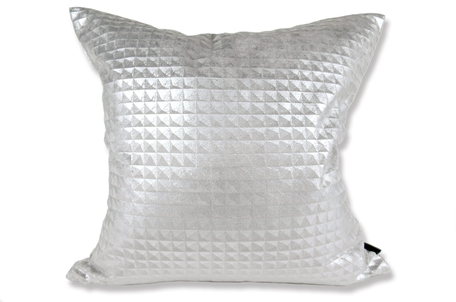 The Moonlit Pyramid Silver cushion by Kirkby Design x ELEY KISHIMOTO(イーリー キシモト)fabric クッションカバー 50×50cm - HOUSE OF JAPAN Shop