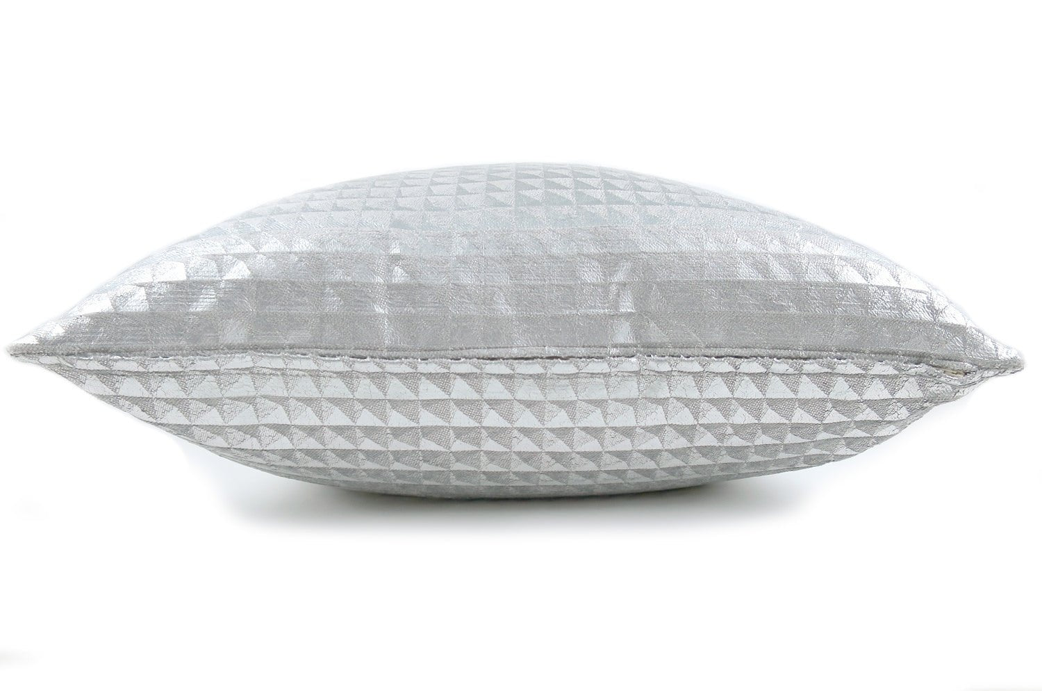 The Moonlit Pyramid Silver cushion by Kirkby Design x ELEY KISHIMOTO(イーリー キシモト)fabric クッションカバー 50×50cm - HOUSE OF JAPAN Shop