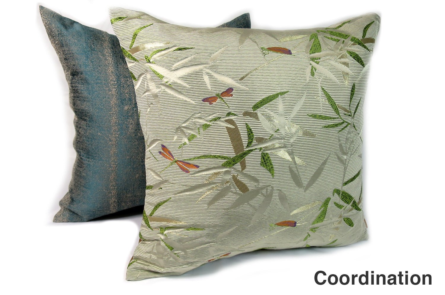 The NANJING アルマーニカーザクッションカバー(SAND LIME PEACH) 45×45cm - HOUSE OF JAPAN Shop