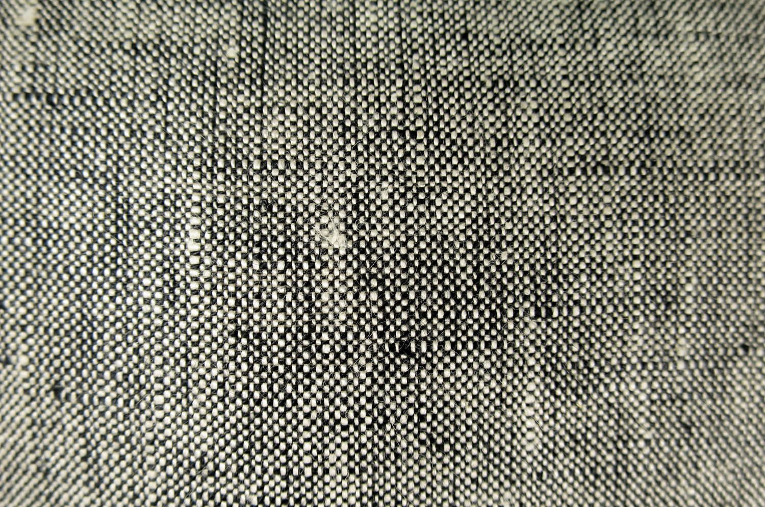 The Natural Linen ナチュラルリネンシャギーフリンジ クッションカバー(ナチュラル×ブラック) 45×45cm - HOUSE OF JAPAN Shop