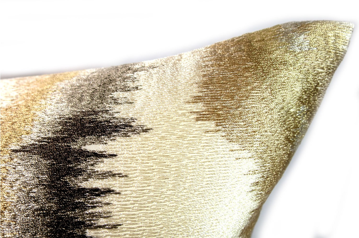 The NOLA アルマーニカーザ ノーラ 刺繍クッションカバー(ゴールドニッケル) 45×45cm - HOUSE OF JAPAN Shop