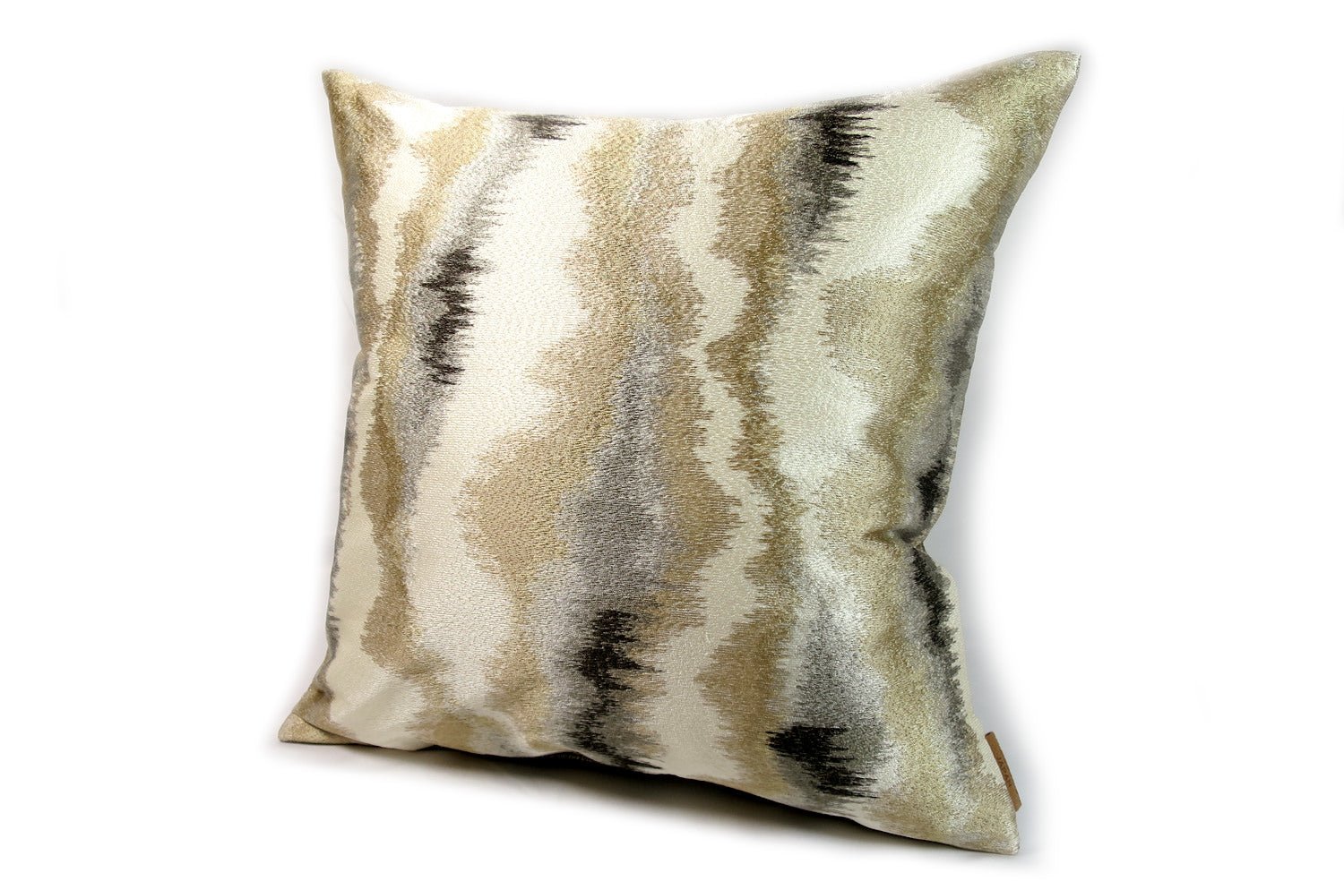 The NOLA アルマーニカーザ ノーラ 刺繍クッションカバー(ゴールドニッケル) 45×45cm - HOUSE OF JAPAN Shop