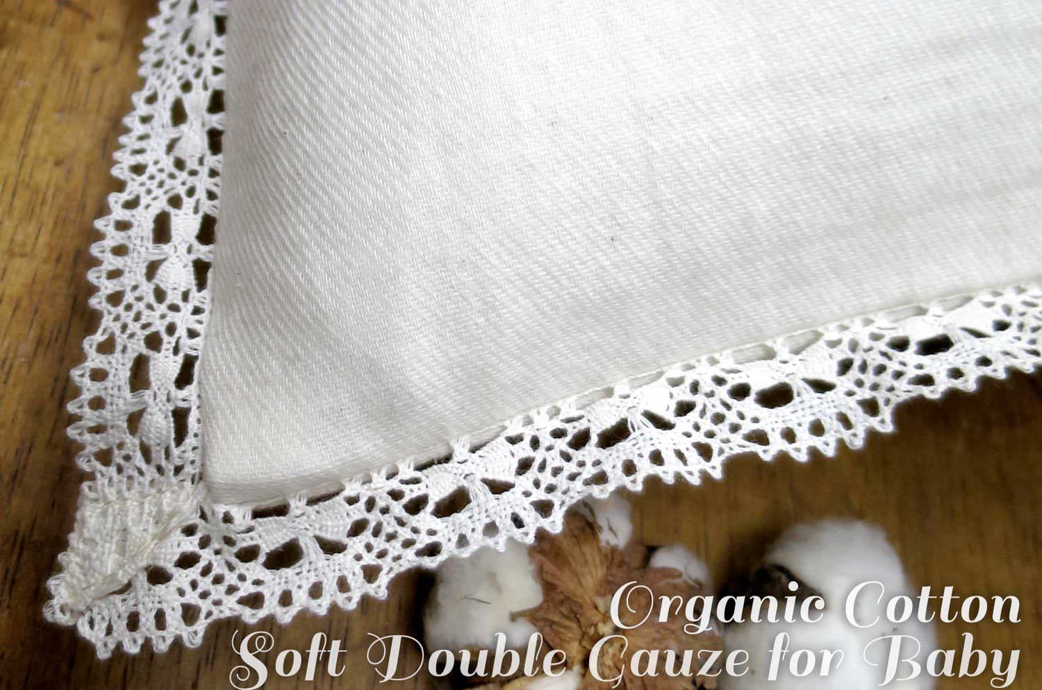 The Organic Cotton ダブルガーゼオーガニックコットンクッション ベビーサイズ 30×30cm 中材付 - HOUSE OF JAPAN Shop