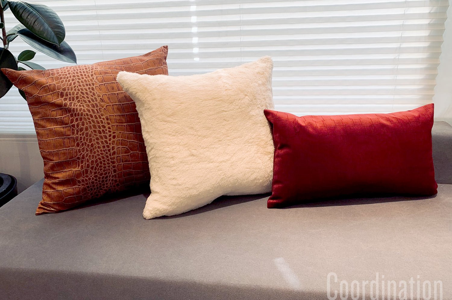 The Organic Cotton ホワイトベア オーガニックコットンファークッションカバー 45×45cm - HOUSE OF JAPAN Shop