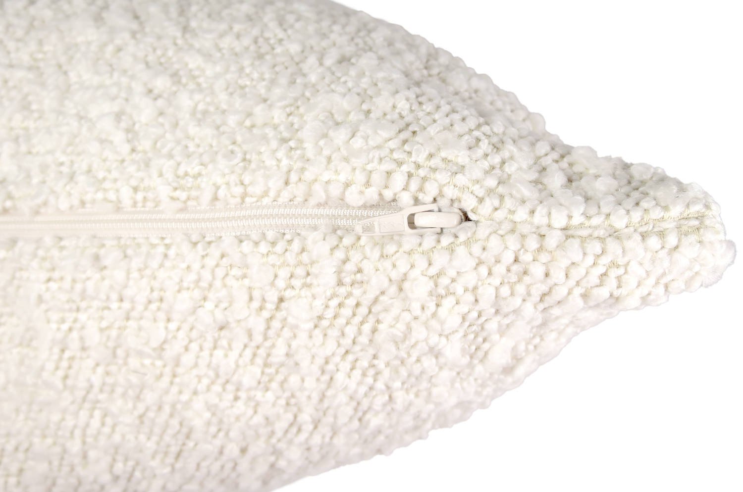 The Ovis オービス ブークレ クッションカバー (アイボリー) 45×45cm - HOUSE OF JAPAN Shop