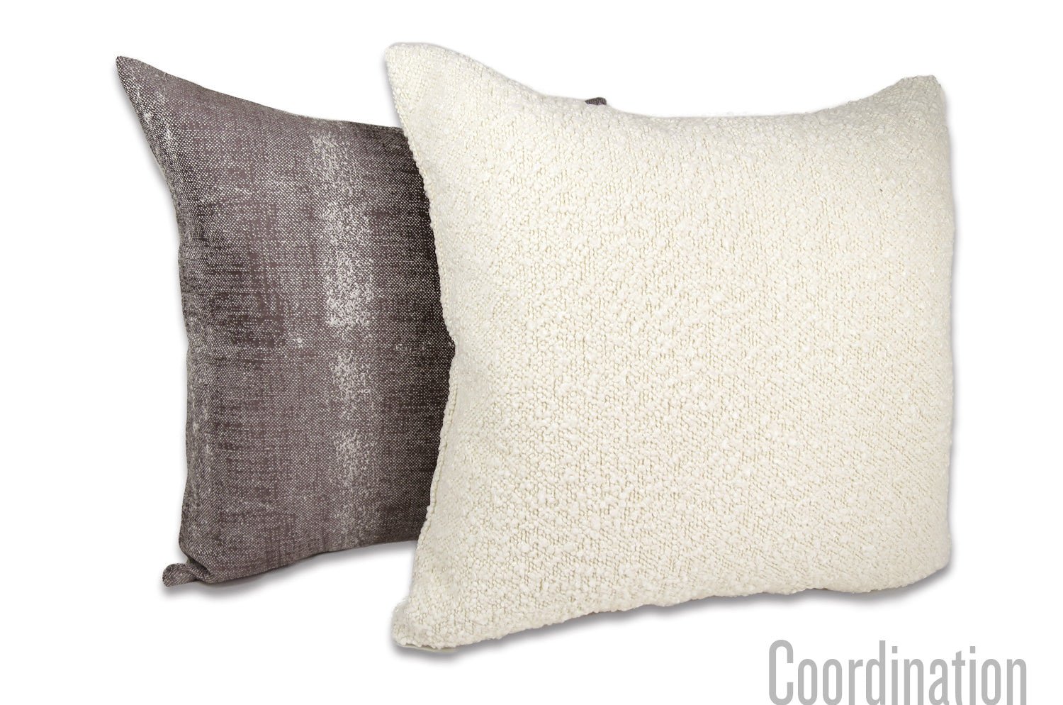 The Ovis オービス ブークレ クッションカバー (アイボリー) 45×45cm - HOUSE OF JAPAN Shop