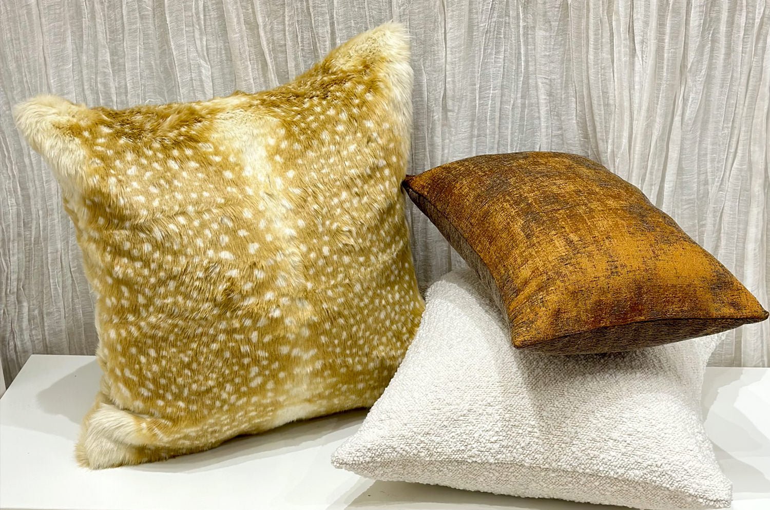 The Ovis オービス ブークレ クッションカバー (アイボリー) 45×45cm - HOUSE OF JAPAN Shop