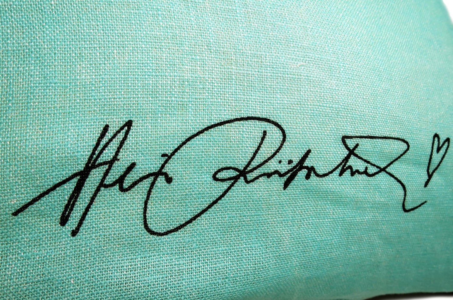 The Päiväperho - パイヴァペルホ ヘイニ・リータフフタデザイン リネンクッションカバー 45×45cm - HOUSE OF JAPAN Shop