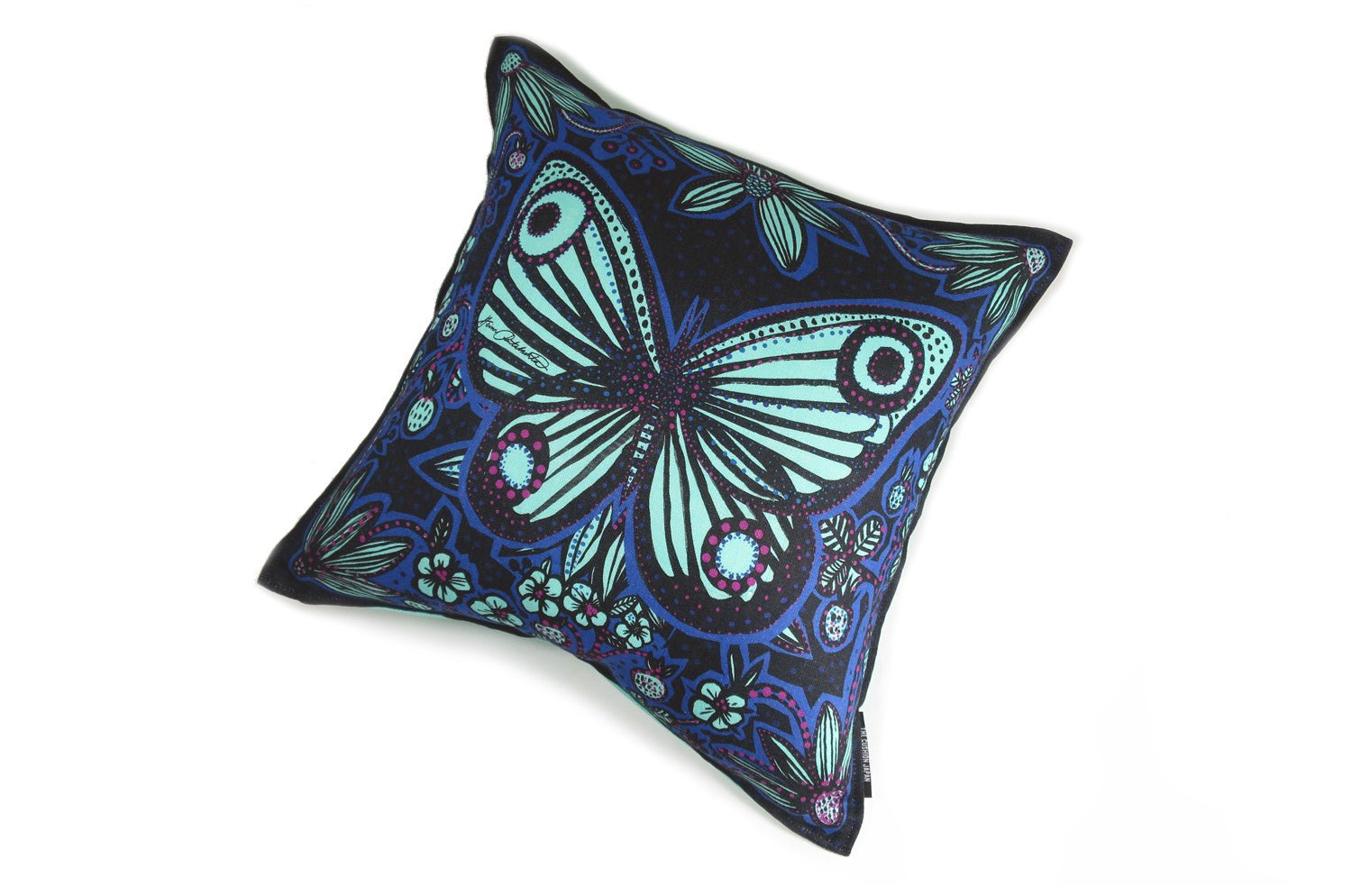 The Päiväperho - パイヴァペルホ ヘイニ・リータフフタデザイン リネンクッションカバー 45×45cm - HOUSE OF JAPAN Shop