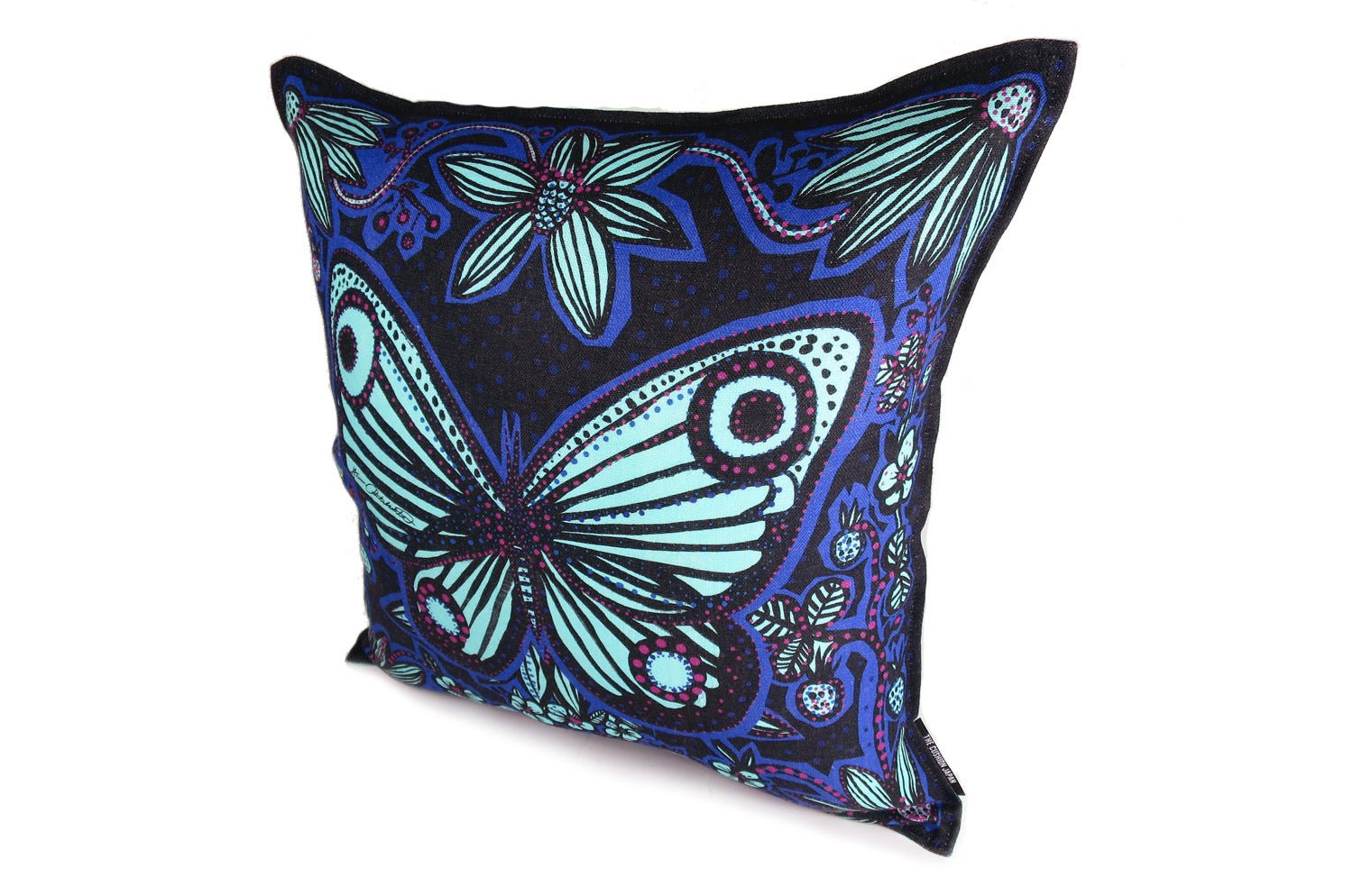 The Päiväperho - パイヴァペルホ ヘイニ・リータフフタデザイン リネンクッションカバー 45×45cm - HOUSE OF JAPAN Shop