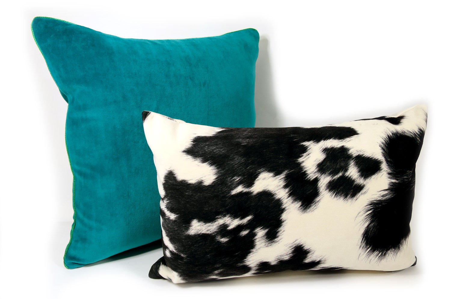 The Peacock Blue Velour コットンベロアクッションカバー ピーコックブルー 45×45cm - HOUSE OF JAPAN Shop