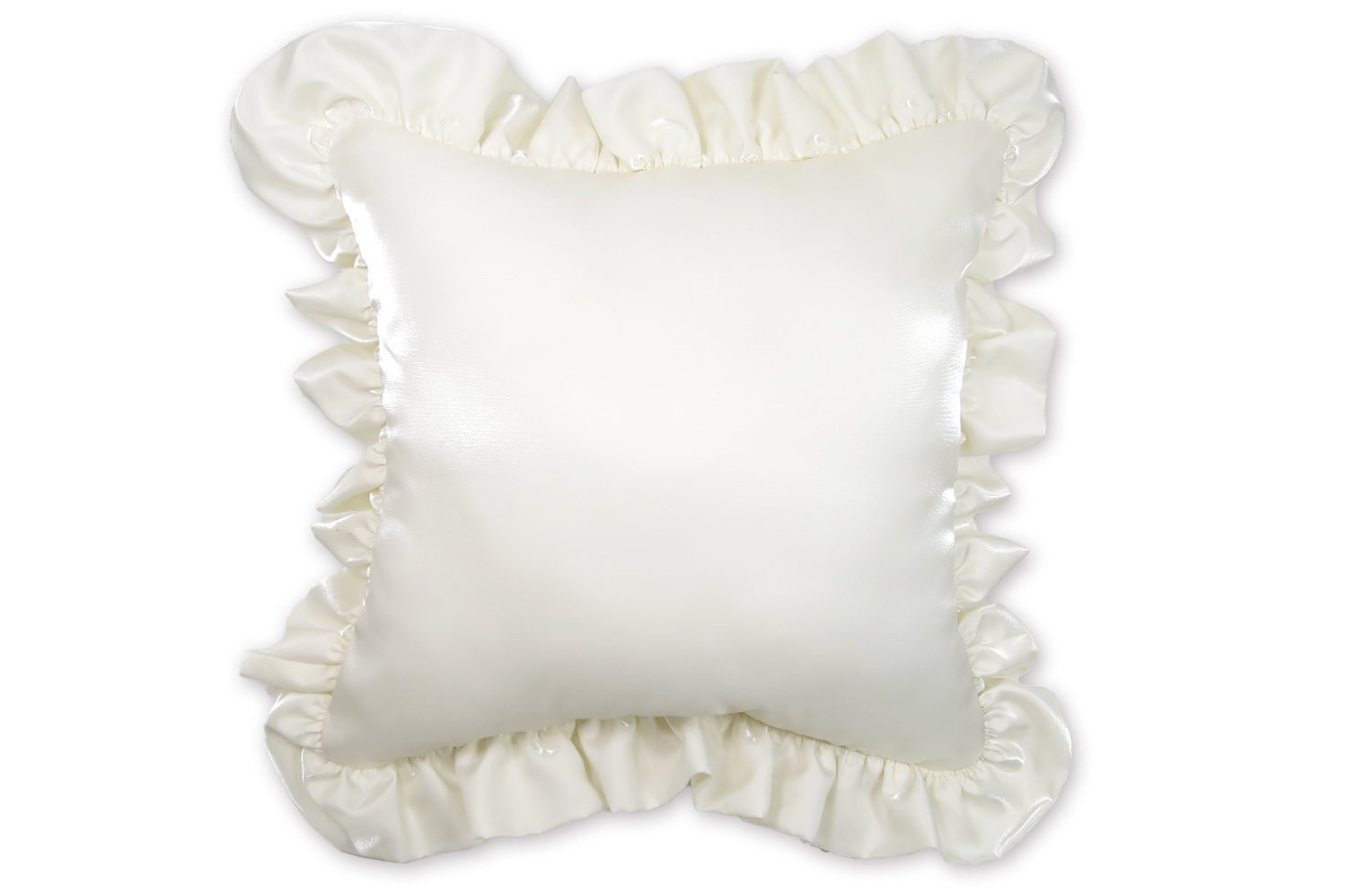 The Pearl Satin パールサテン パフフリルクッションカバー 45×45cm (57cm) - HOUSE OF JAPAN Shop