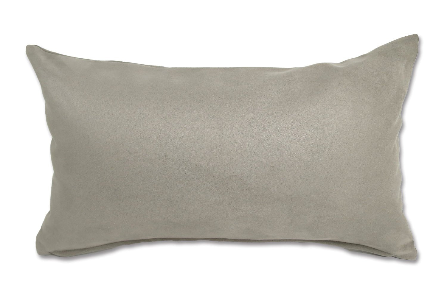 The Pet Luxe Suede ペットと暮らす 洗える高級スエード調クッション(ライトグレー) 50×30cm 中材付 - HOUSE OF JAPAN Shop