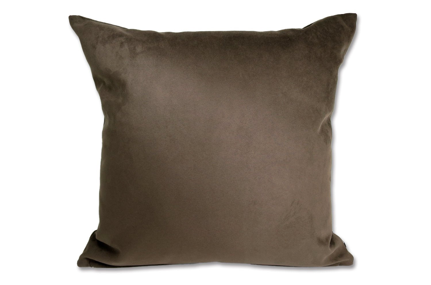 The Pet Luxe Suede ペットと暮らす 洗える高級スエード調クッションカバー(ダークブラウン) 50×50cm - HOUSE OF JAPAN Shop