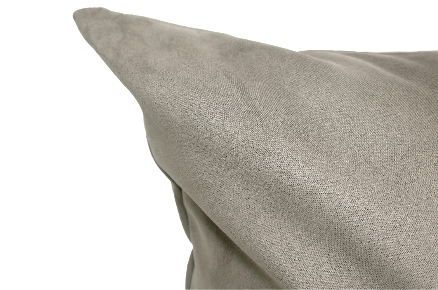 The Pet Luxe Suede ペットと暮らす 洗える高級スエード調クッションカバー(ライトグレー) 50×50cm - HOUSE OF JAPAN Shop