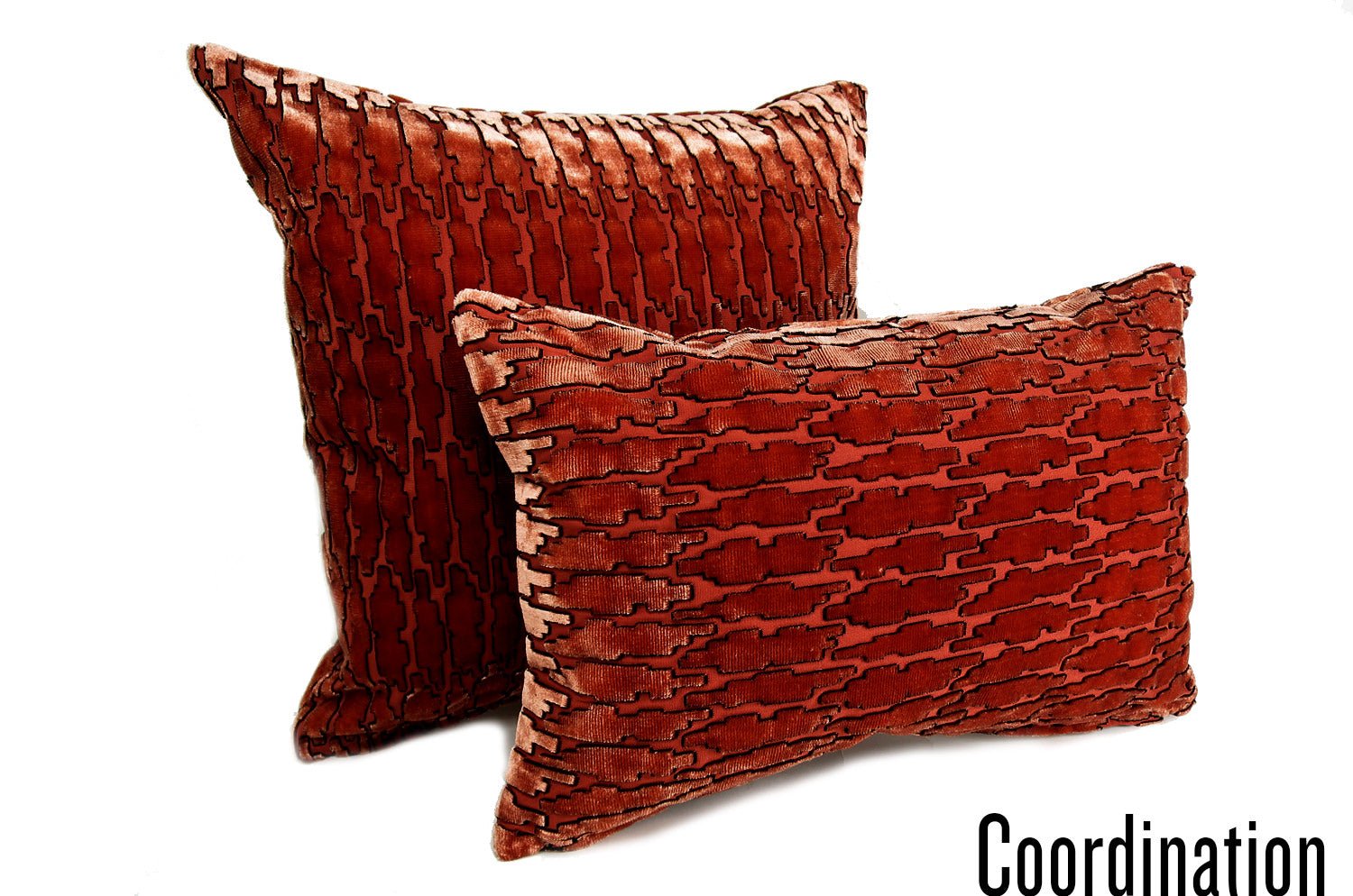 THE Pierre Frey ピエールフレイ カットベルベット クッション lecco 45×30cm 中材付 - HOUSE OF JAPAN Shop