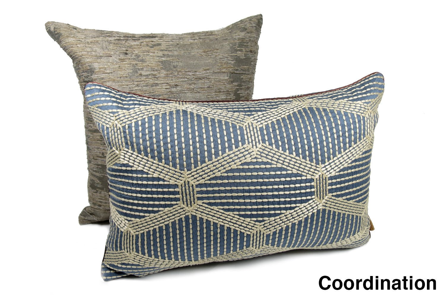 The PierreFrey Orfeo ピエールフレイ オルフェオ 刺繍シルク混 クッション 50×33cm 中材付 - HOUSE OF JAPAN Shop