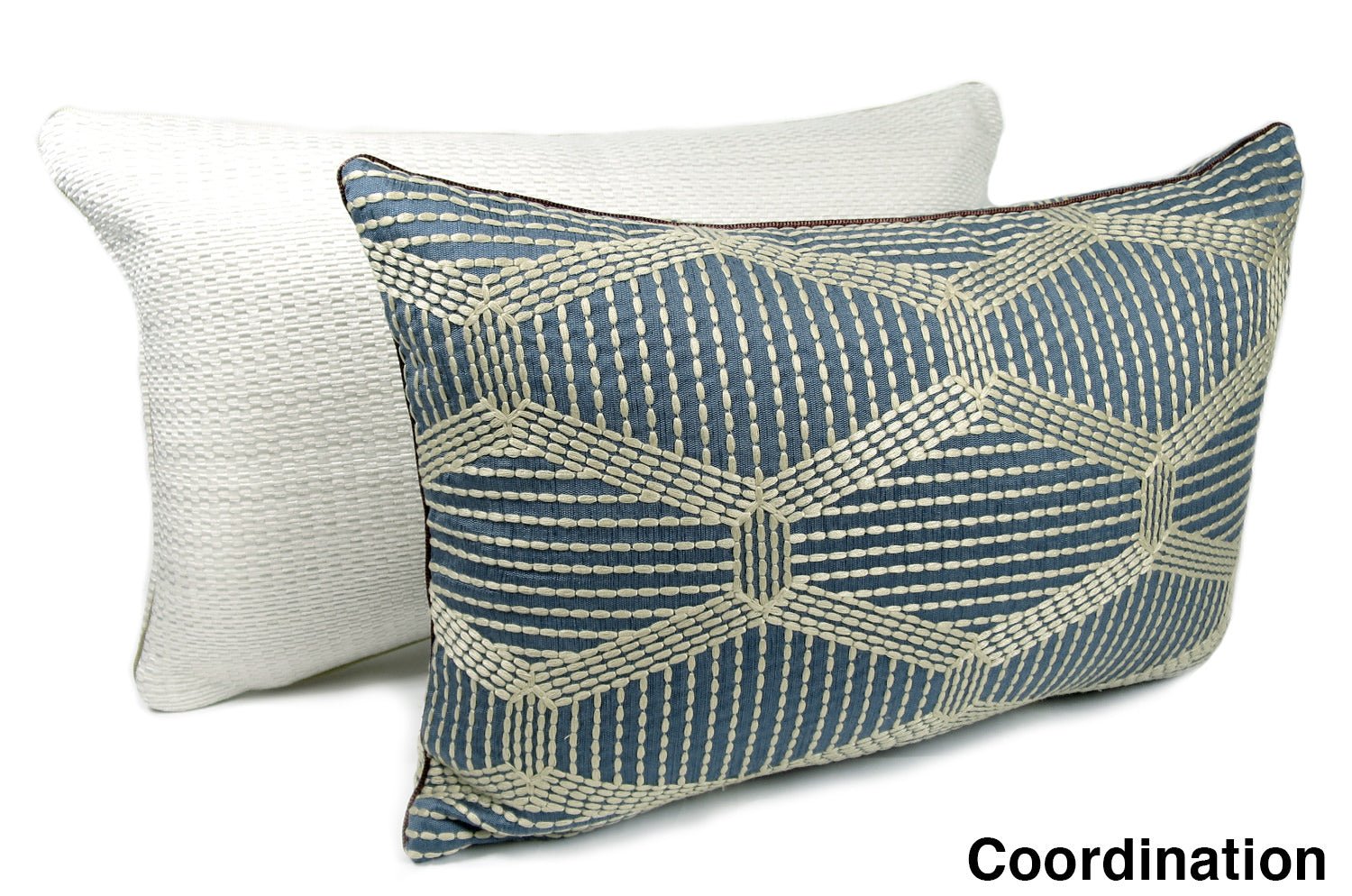 The PierreFrey Orfeo ピエールフレイ オルフェオ 刺繍シルク混 クッション 50×33cm 中材付 - HOUSE OF JAPAN Shop