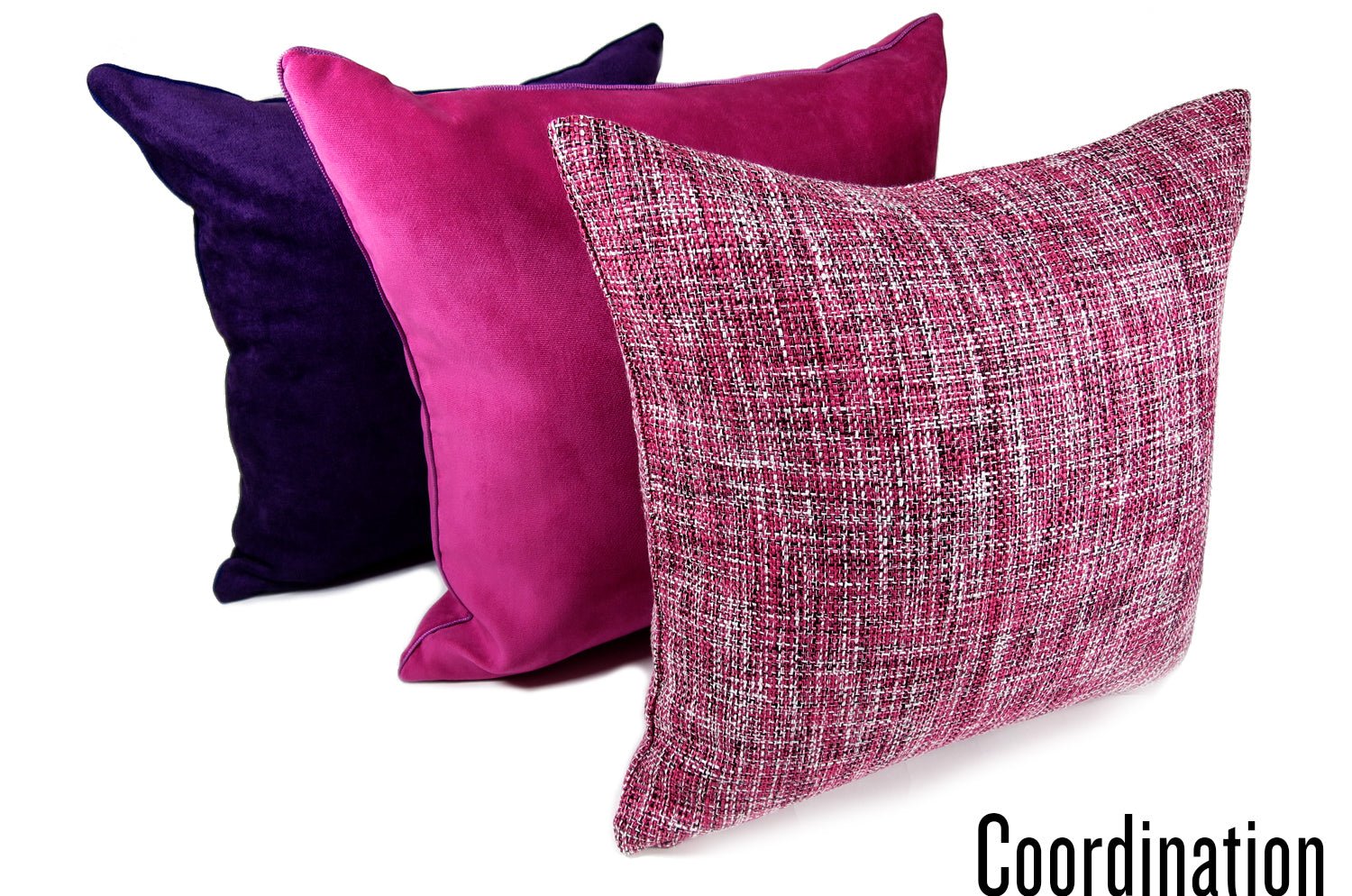 The Platony ミックスツイードクッションカバー Hot Pink 40×40cm - HOUSE OF JAPAN Shop