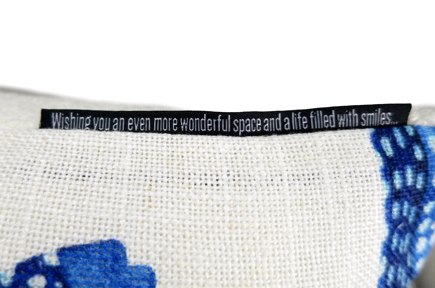 The POISSONS COFFRE フレンチリネン混 〔ハコフグ達〕クッションカバー 40×40cm - HOUSE OF JAPAN Shop