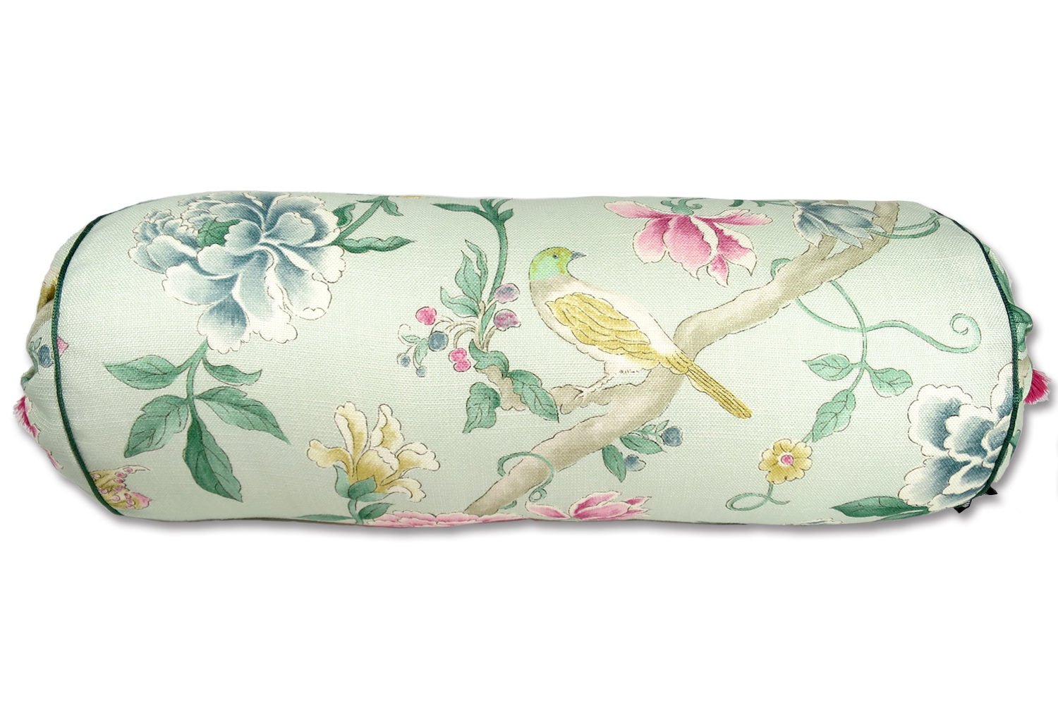 The Porcelain Garden by Sanderson サンダーソン ポーセリンガーデン ボルスタークッション 50×19cmΦ - HOUSE OF JAPAN Shop