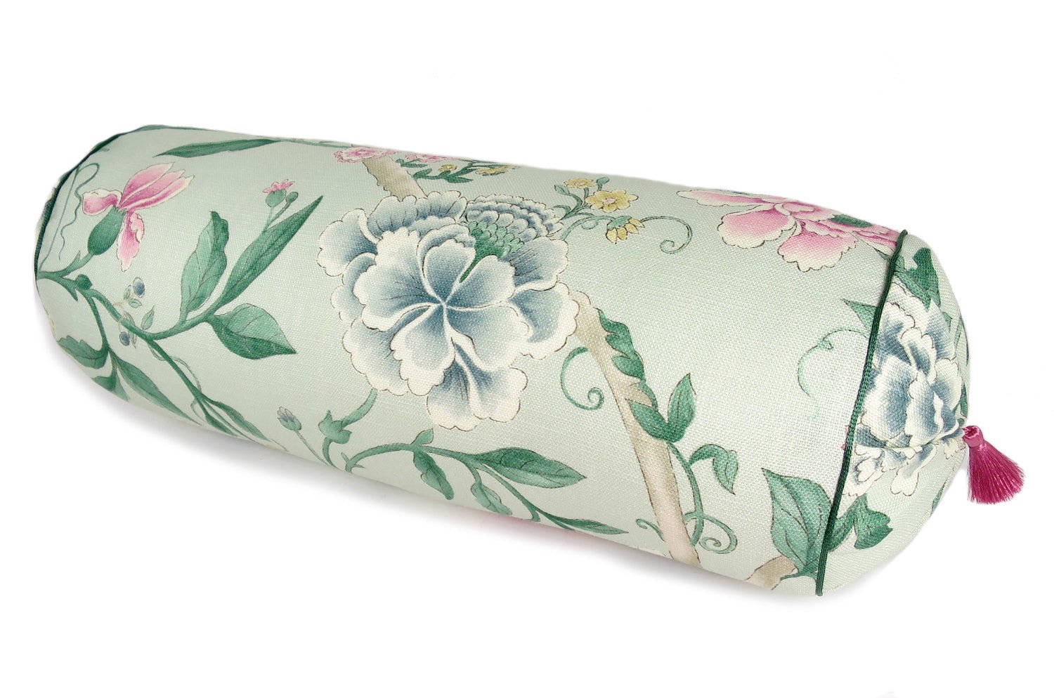 The Porcelain Garden by Sanderson サンダーソン ポーセリンガーデン ボルスタークッション 50×19cmΦ - HOUSE OF JAPAN Shop