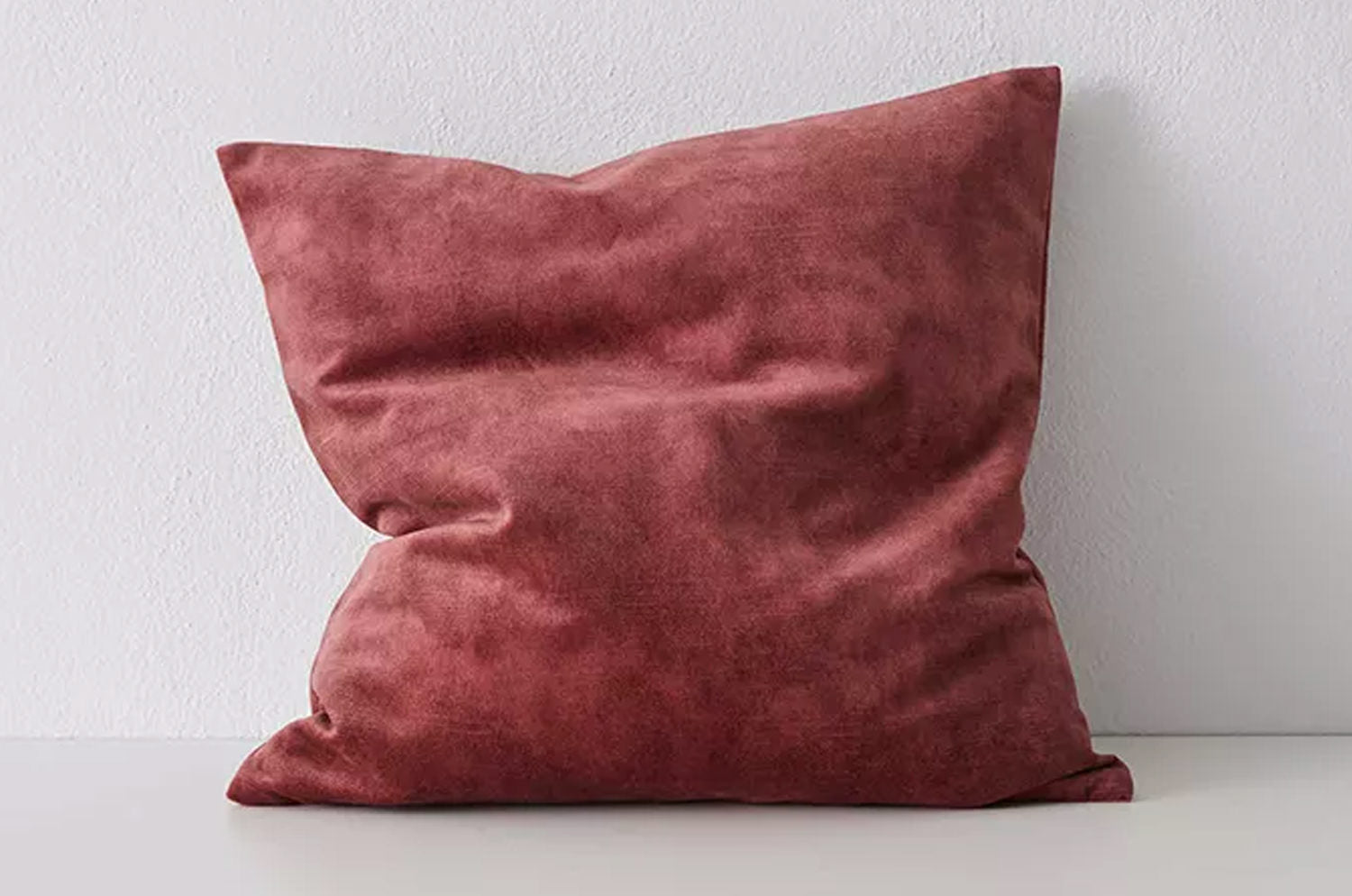 The PrintedVelvet プリントベルベット クッションカバー (Madder) 50×50cm - HOUSE OF JAPAN Shop