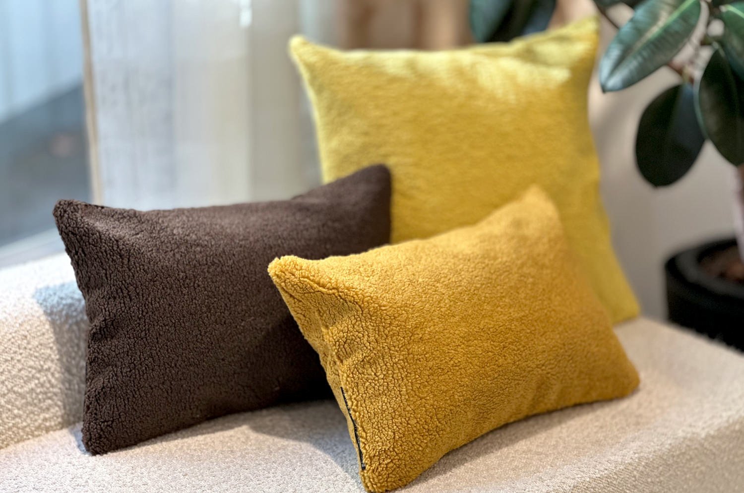 The Puff パフ クッション (ハニー)45×30cm 中材付 - HOUSE OF JAPAN Shop