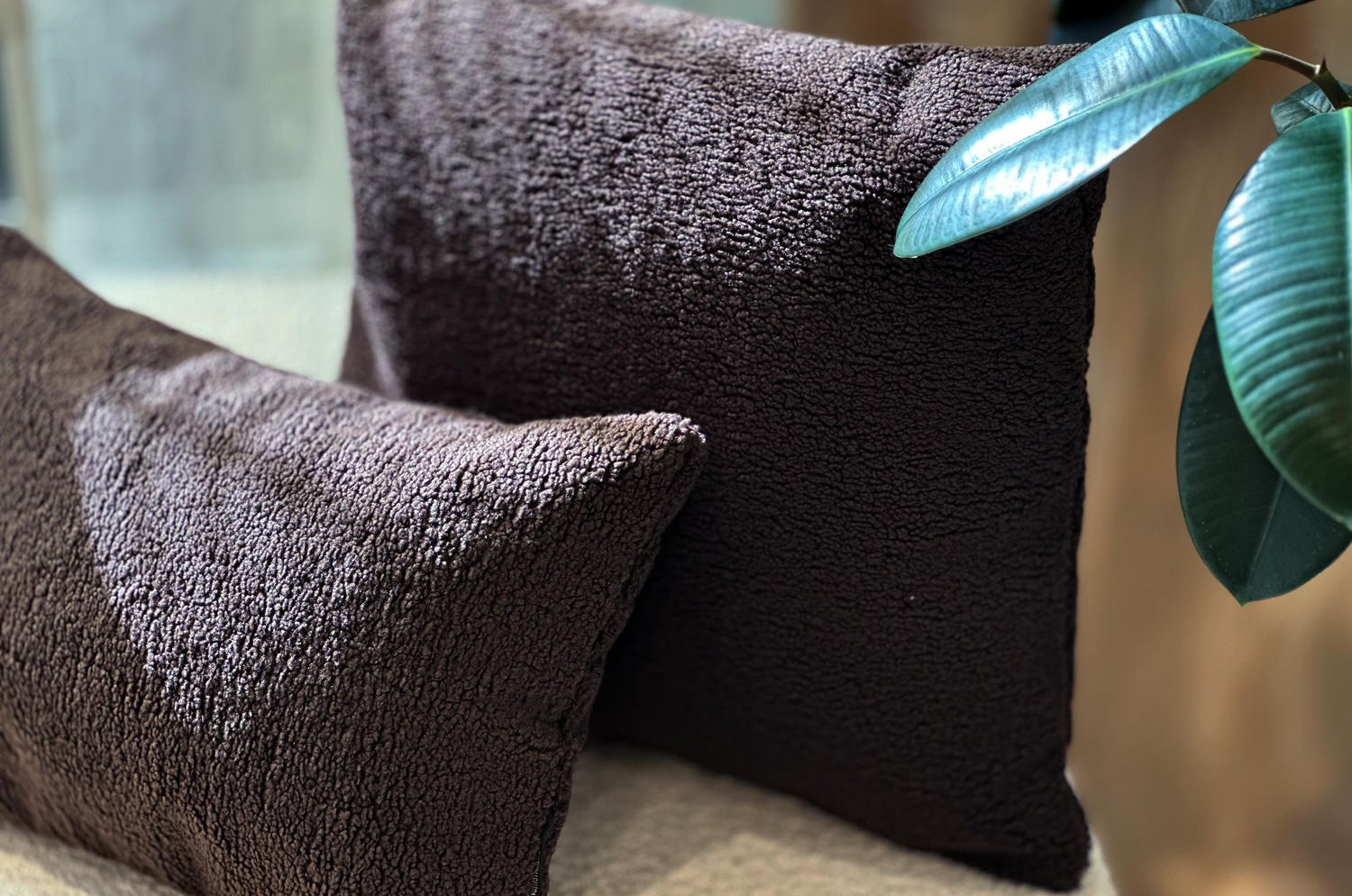 The Puff パフ クッション (セーブル)45×30cm 中材付 - HOUSE OF JAPAN Shop