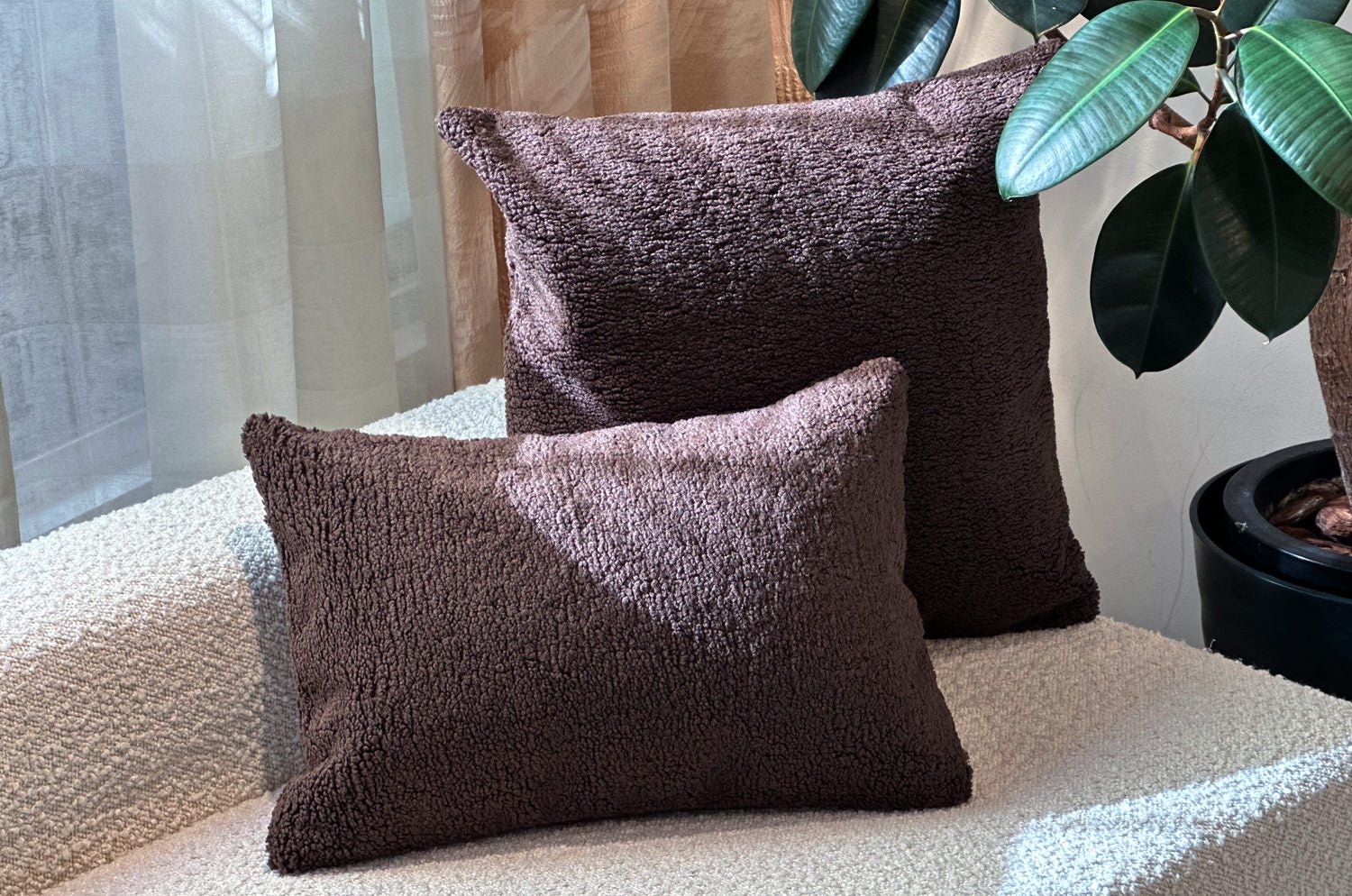 The Puff パフ クッション (セーブル)45×30cm 中材付 - HOUSE OF JAPAN Shop