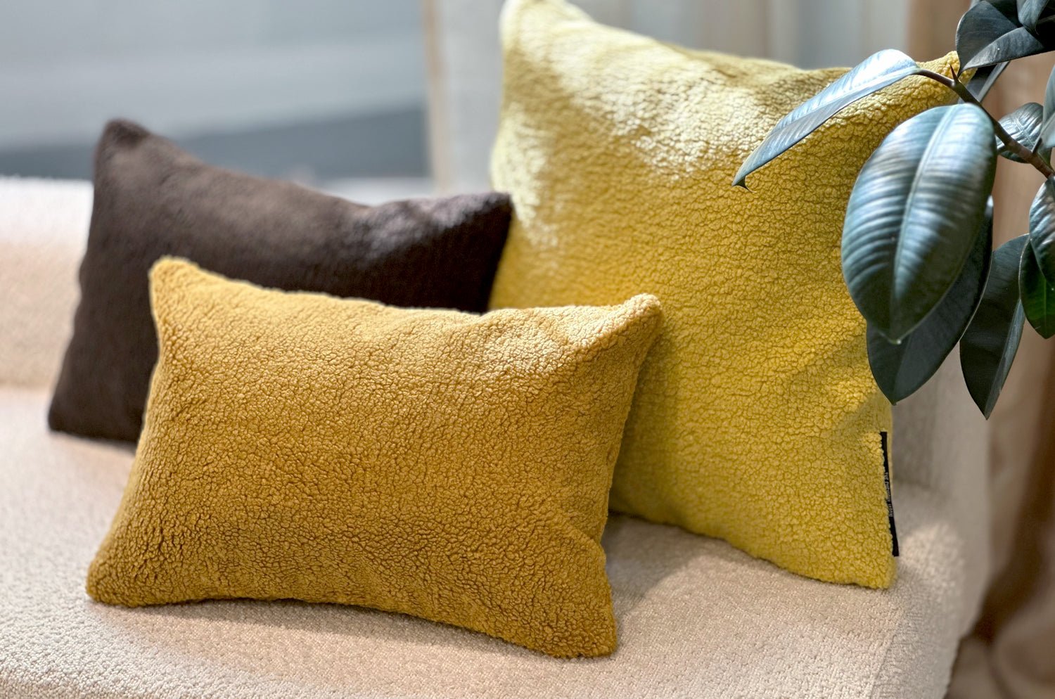 The Puff パフ クッション (ハニー)45×30cm 中材付 - HOUSE OF JAPAN Shop