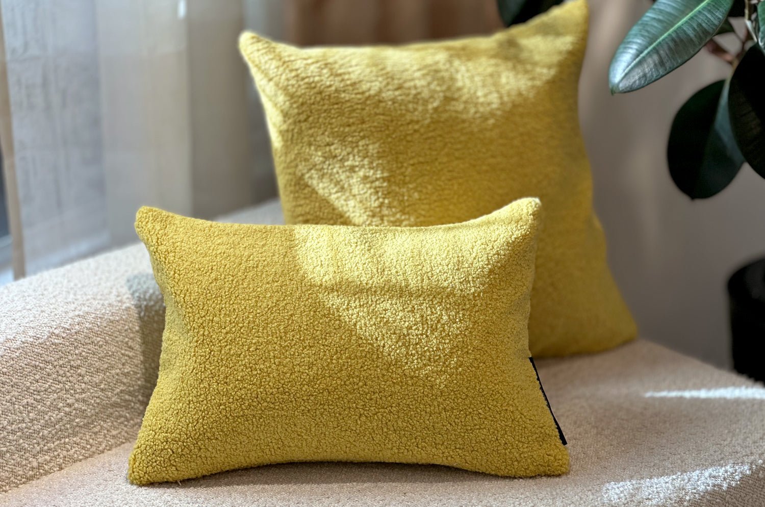 The Puff パフ クッション (レモン)45×30cm 中材付 - HOUSE OF JAPAN Shop