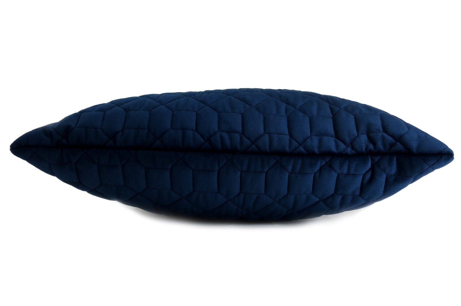 The Quilted シルクタッチ幾何学キルト クッションカバー Atlantic 45×45cm - HOUSE OF JAPAN Shop