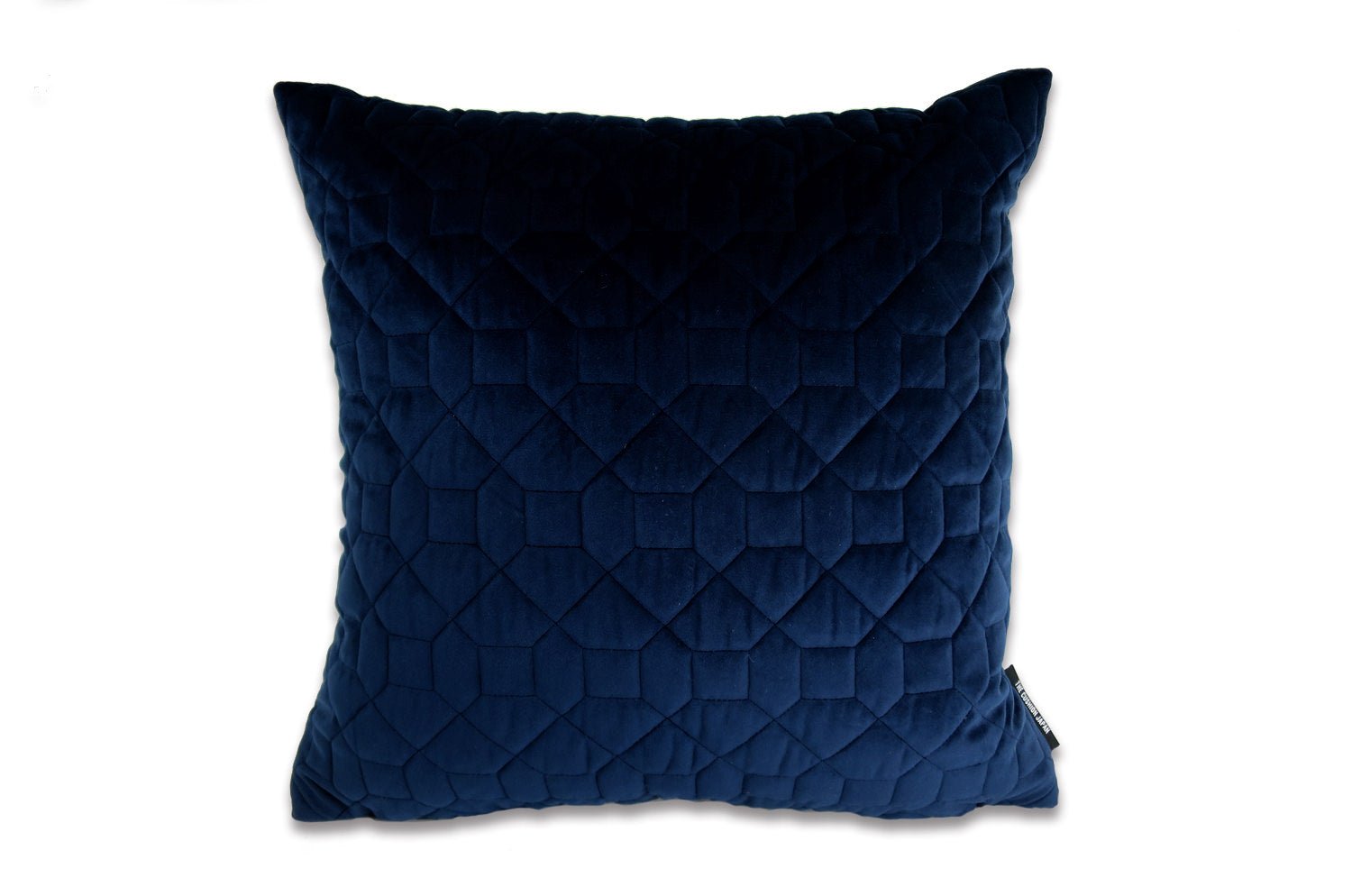 The Quilted シルクタッチ幾何学キルト クッションカバー Atlantic 45×45cm - HOUSE OF JAPAN Shop