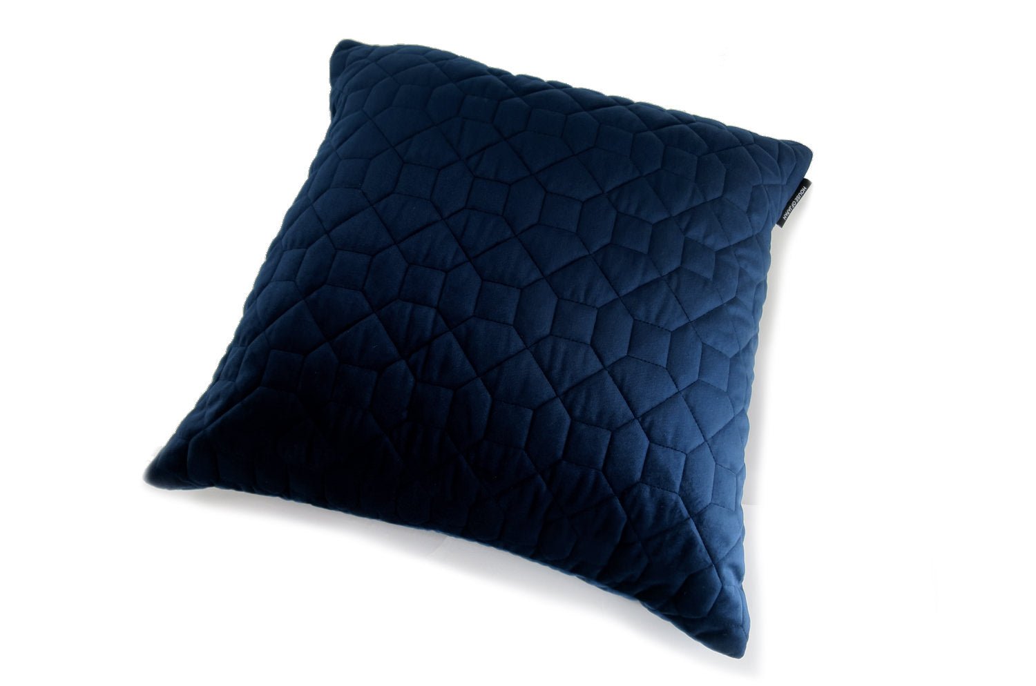 The Quilted シルクタッチ幾何学キルト クッションカバー Atlantic 45×45cm - HOUSE OF JAPAN Shop