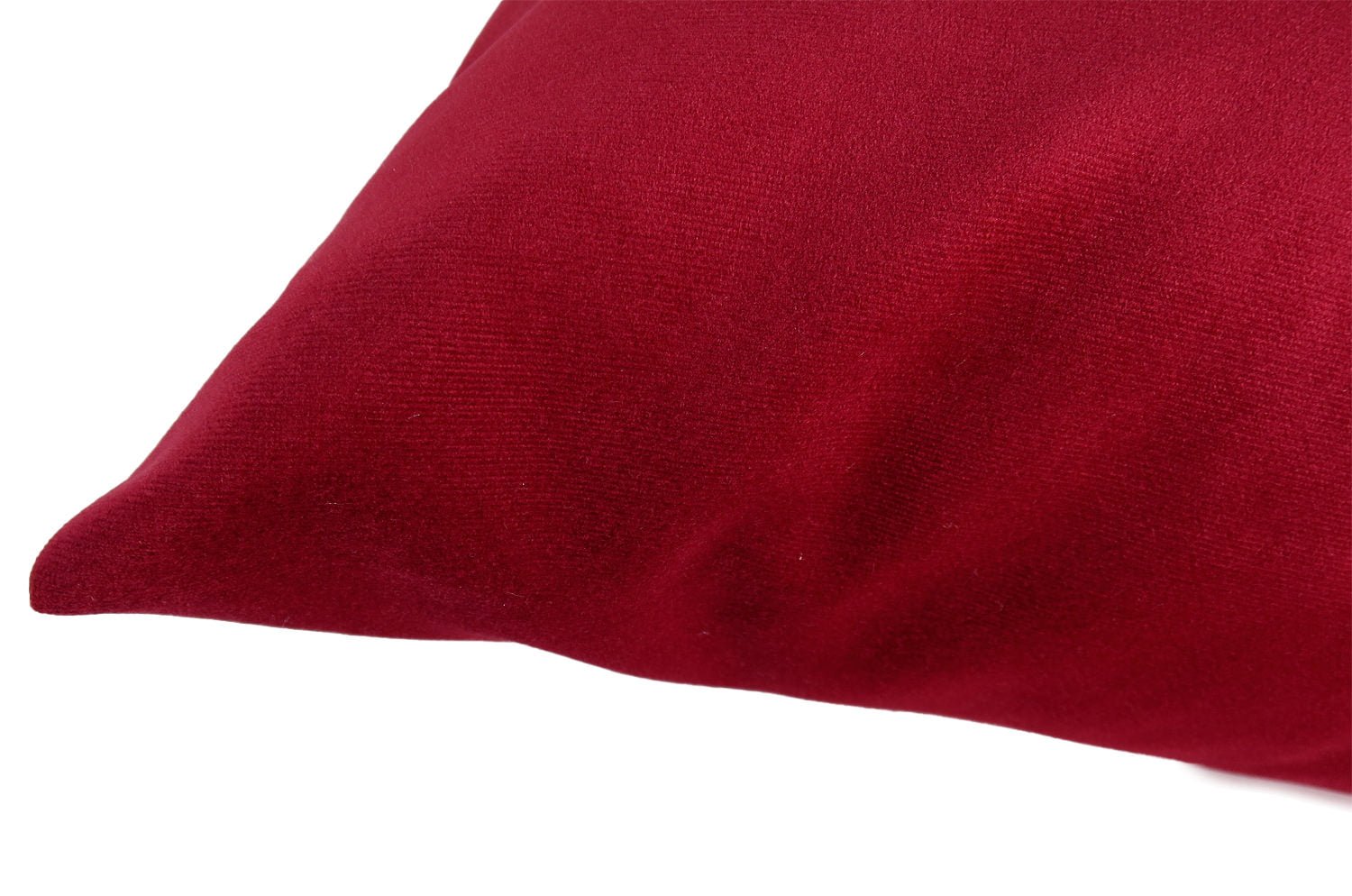 The Rebecca レベッカ なめらか起毛 スエード クッション (garnet) 45×30cm 中材付 - HOUSE OF JAPAN Shop