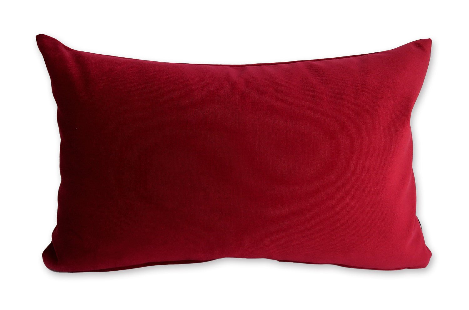 The Rebecca レベッカ なめらか起毛 スエード クッション (garnet) 45×30cm 中材付 - HOUSE OF JAPAN Shop