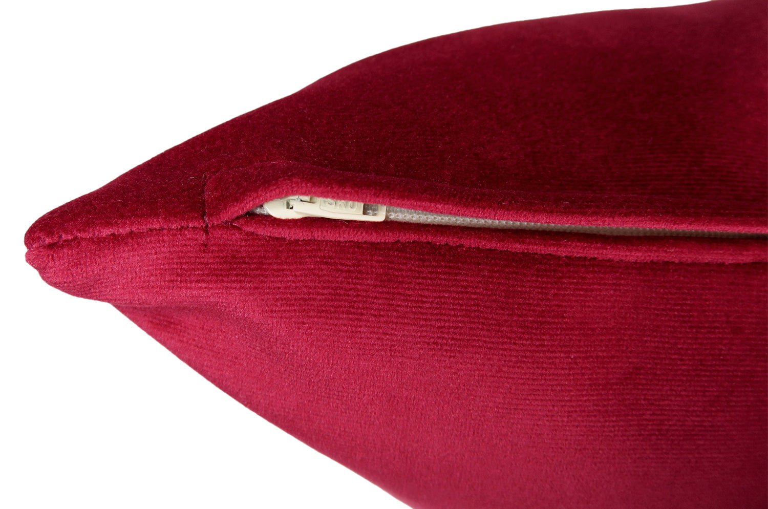 The Rebecca レベッカ なめらか起毛 スエード クッション (garnet) 45×30cm 中材付 - HOUSE OF JAPAN Shop