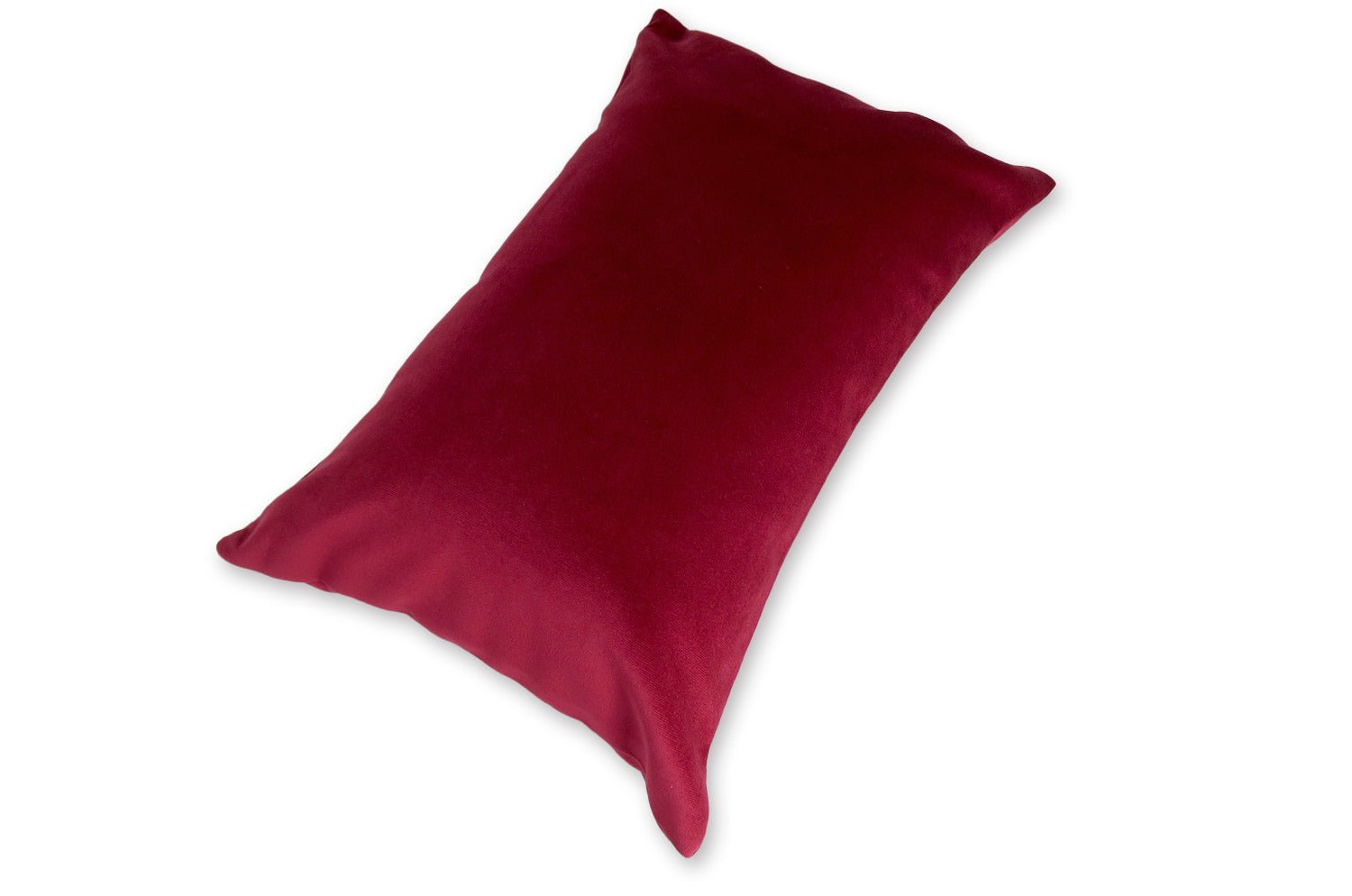 The Rebecca レベッカ なめらか起毛 スエード クッション (garnet) 45×30cm 中材付 - HOUSE OF JAPAN Shop