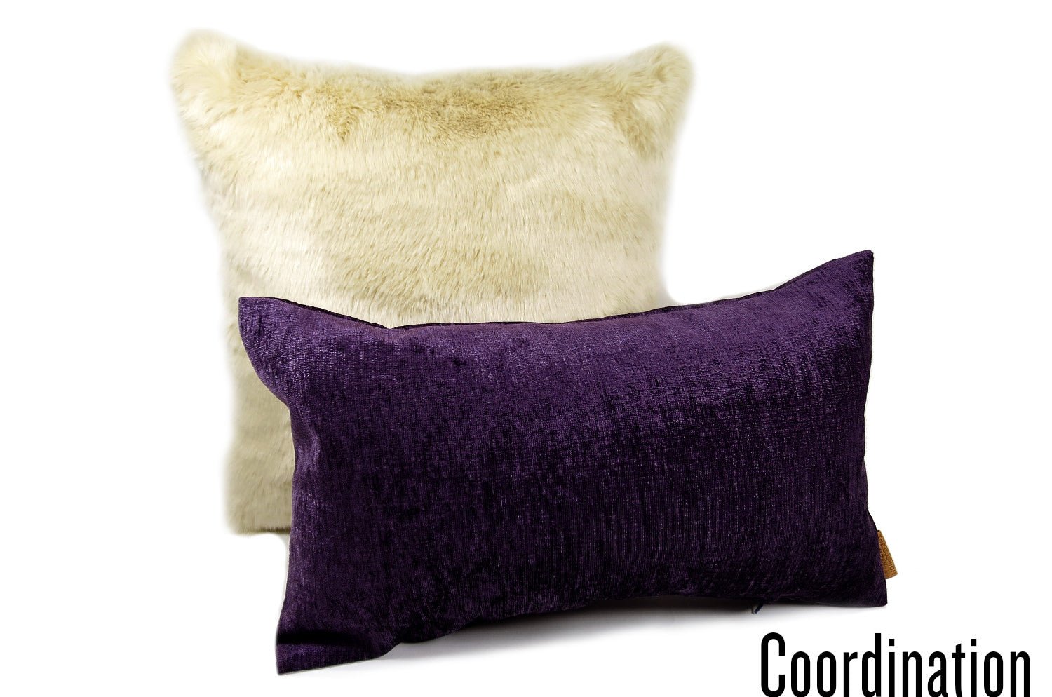 The Rex 至極の手触りエコファー レッキス クッションカバー (ミルクティー) 45×45cm - HOUSE OF JAPAN Shop