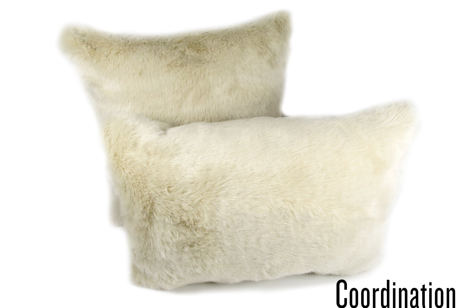 The Rex 至極の手触りエコファー レッキス クッションカバー (ミルクティー) 45×45cm - HOUSE OF JAPAN Shop