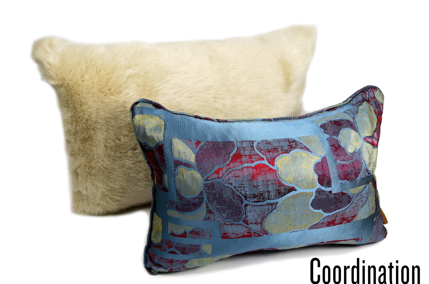 The Rex 至極の手触りエコファー レッキス クッション (ミルクティー) 50×35cm 中材付 - HOUSE OF JAPAN Shop