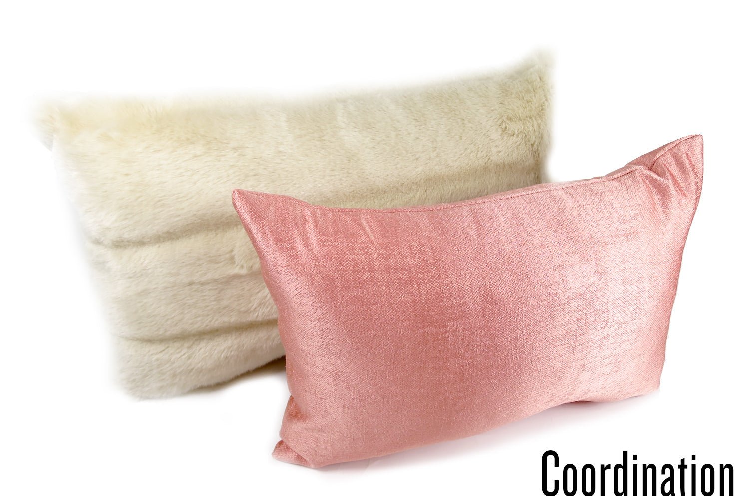 The Rex 至極の手触りエコファー横長クッション REXミルクティー 60×33cm 中材付 - HOUSE OF JAPAN Shop