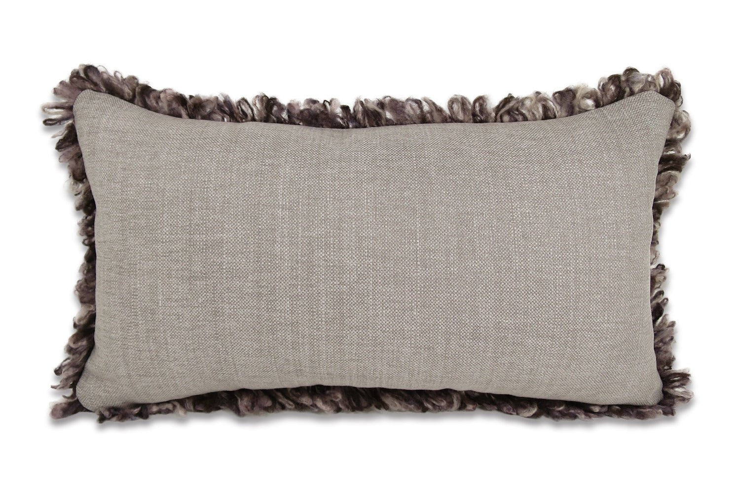 The Romo ふわふわフリンジ リネンコットンクッション 49×28cm 中材付 - HOUSE OF JAPAN Shop