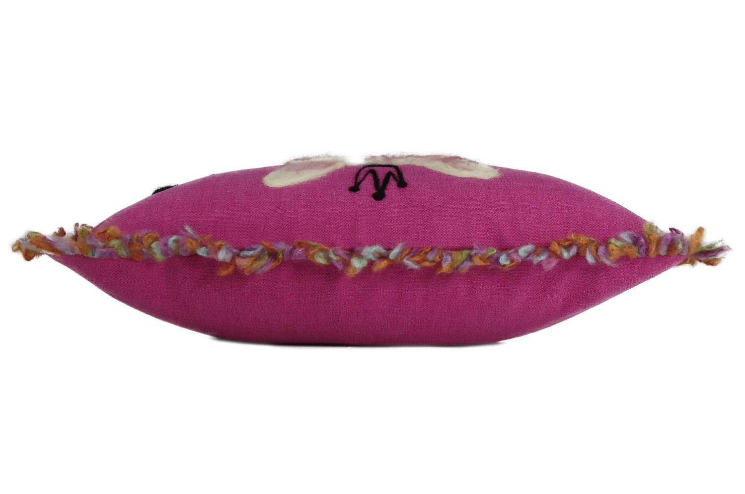 The ROMO 癒されレタードメッセージクッション(Chat) ハンドメイド 49(53)×29(33)cm 中材付 - HOUSE OF JAPAN Shop