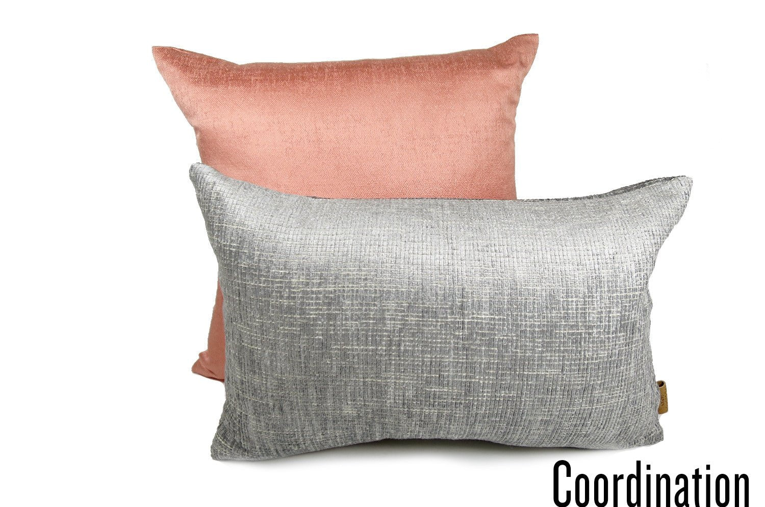 The ROUEN アルマーニカーザ ルーアン ジャカードベルベットクッション(シルバー) 45×30cm 中材付 - HOUSE OF JAPAN Shop