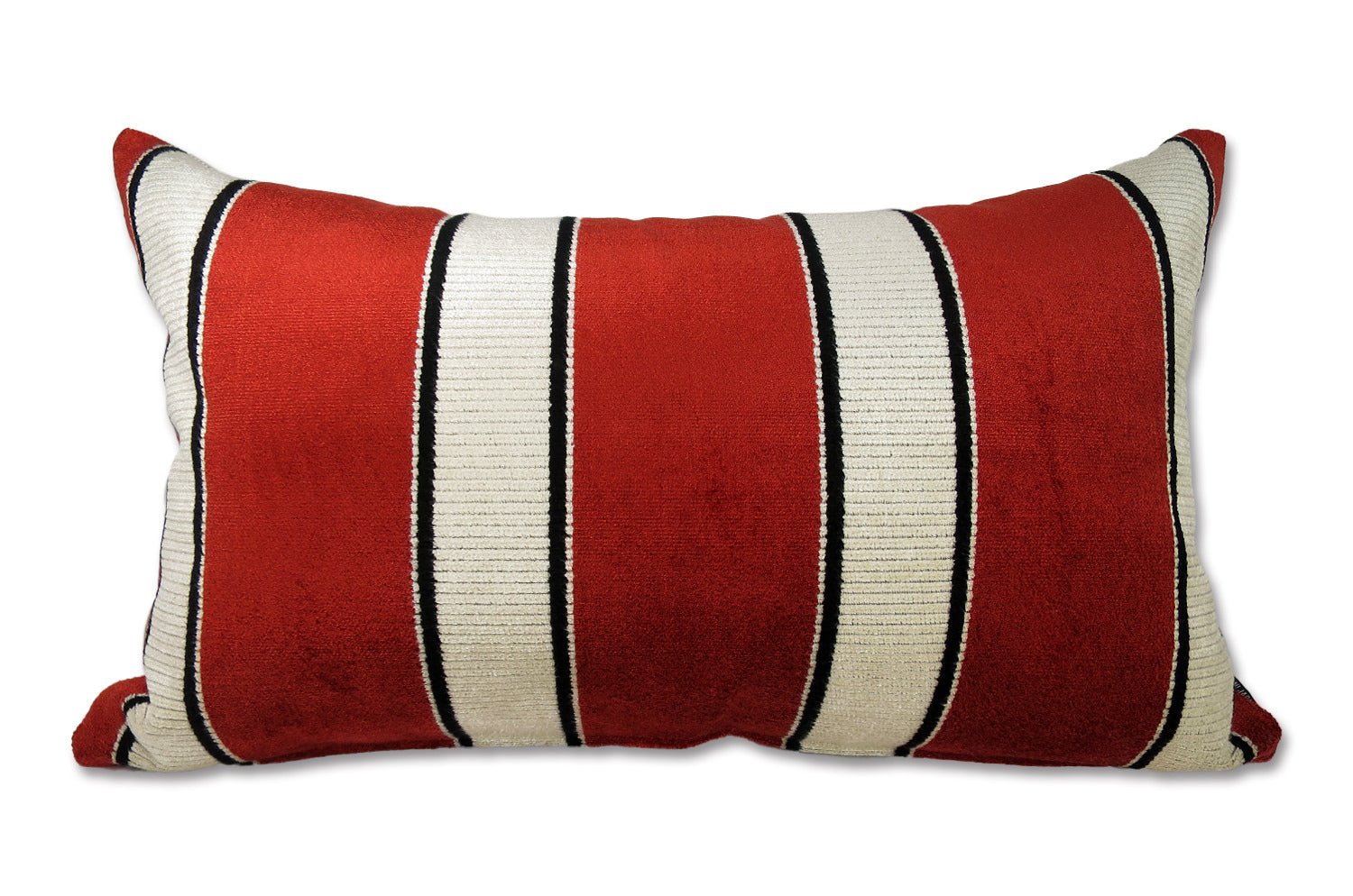 The Royal jacquard Stripe ロイヤルジャガードストライプクッション(TERRA) 65×40cm 中材付 - HOUSE OF JAPAN Shop